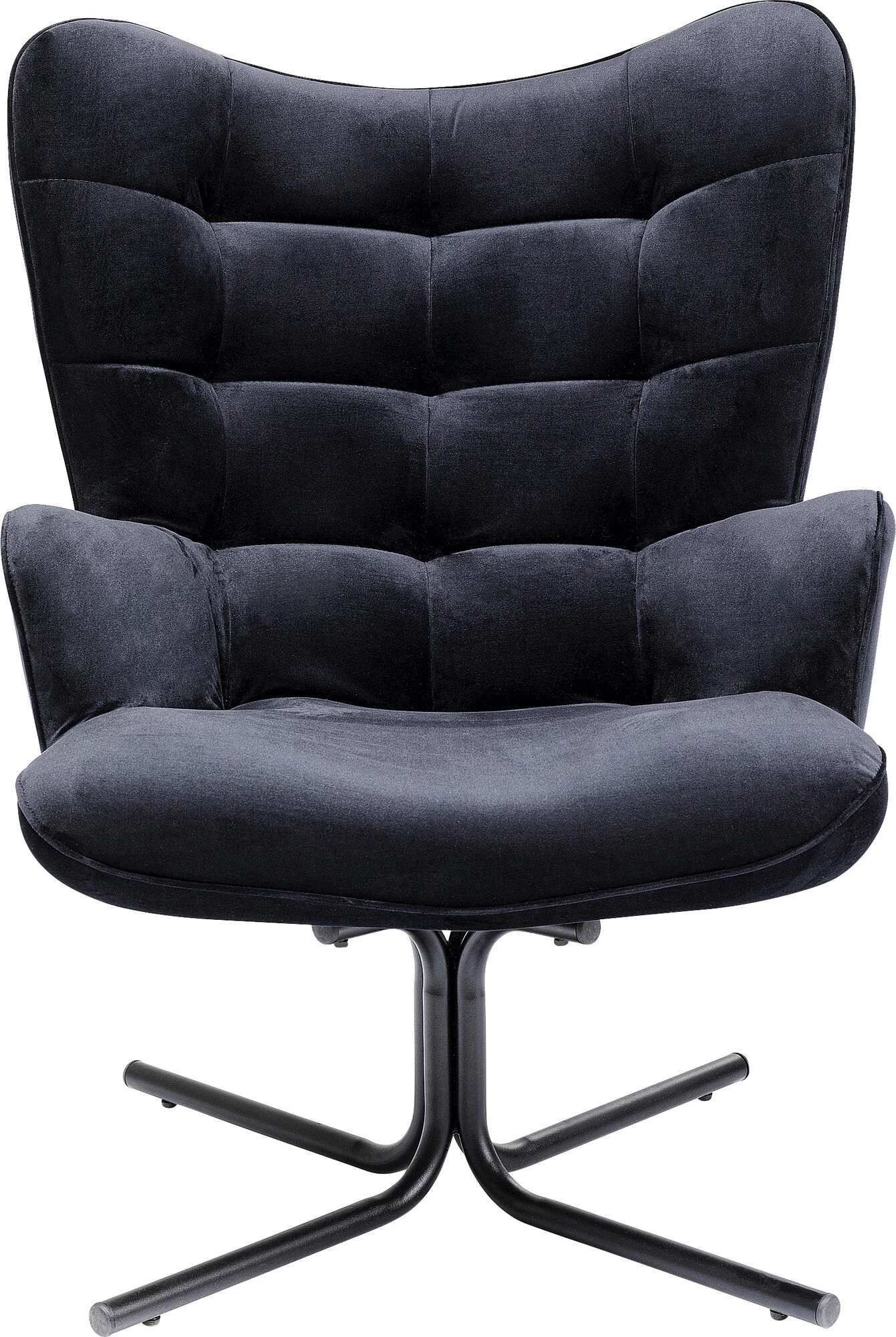 Drehsessel Oscar Velvet Schwarz 14 Drehsessel Oscar Velvet Schwarz – Bild 12