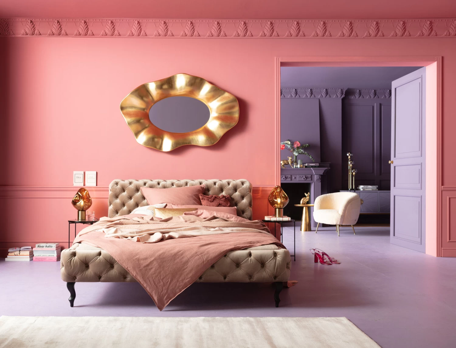 Wandspiegel Riley Gold 150x98cm 3 Wandspiegel Riley Gold 150x98cm