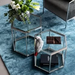 Couchtisch Comb Silber 45