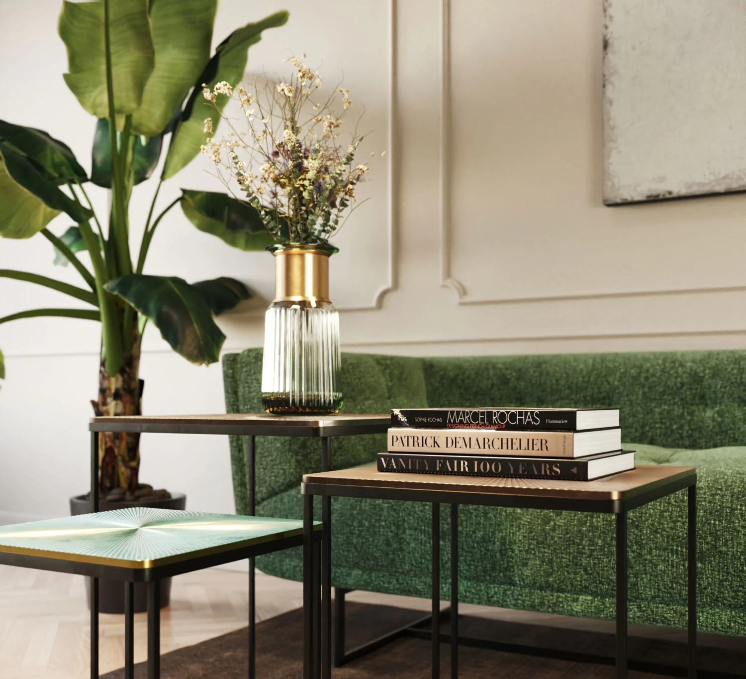 Beistelltisch Ray Square (3/Set) 5 Beistelltisch Ray Square (3/Set) – Bild 3