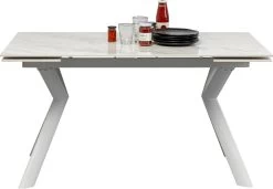 Ausziehtisch Xenia Weiß 140(+30+30)x80cm -Bestes Möbelkollektions Geschäft 482ec687bf4fb61dacea2c574bb6af6b96daaa21