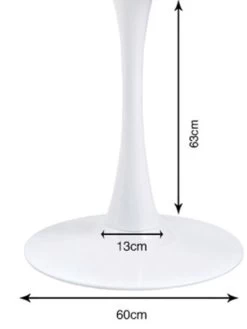 Tischgestell Schickeria Weiß Ø110cm