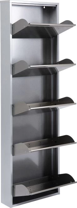 Schuhkipper Caruso 5-er Silber/geflext -Bestes Möbelkollektions Geschäft 496d2caf0cb6d7e093c9434c1bcb68c22b01c218