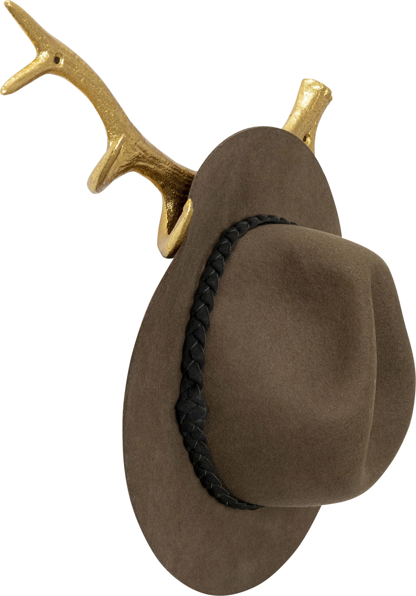 Wandgarderobe Antler Gold 35cm 4 Wandgarderobe Antler Gold 35cm – Bild 2