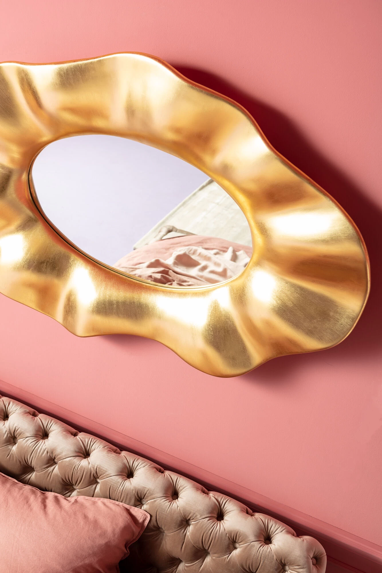 Wandspiegel Riley Gold 150x98cm 4 Wandspiegel Riley Gold 150x98cm – Bild 2