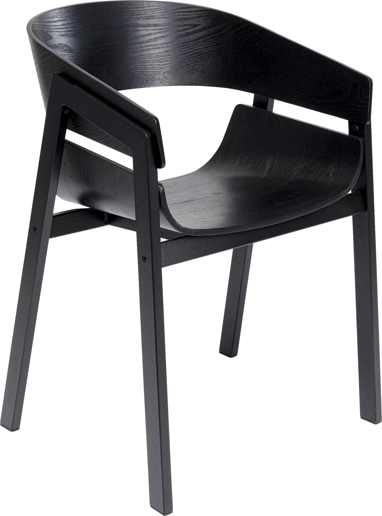 Armlehnstuhl Biarritz Schwarz 4 Armlehnstuhl Biarritz Schwarz – Bild 2