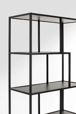 Regal Loftie Schwarz 77x185cm -Bestes Möbelkollektions Geschäft 4c4202b48629236e9ddf53ba1f864c3c7503f5ca