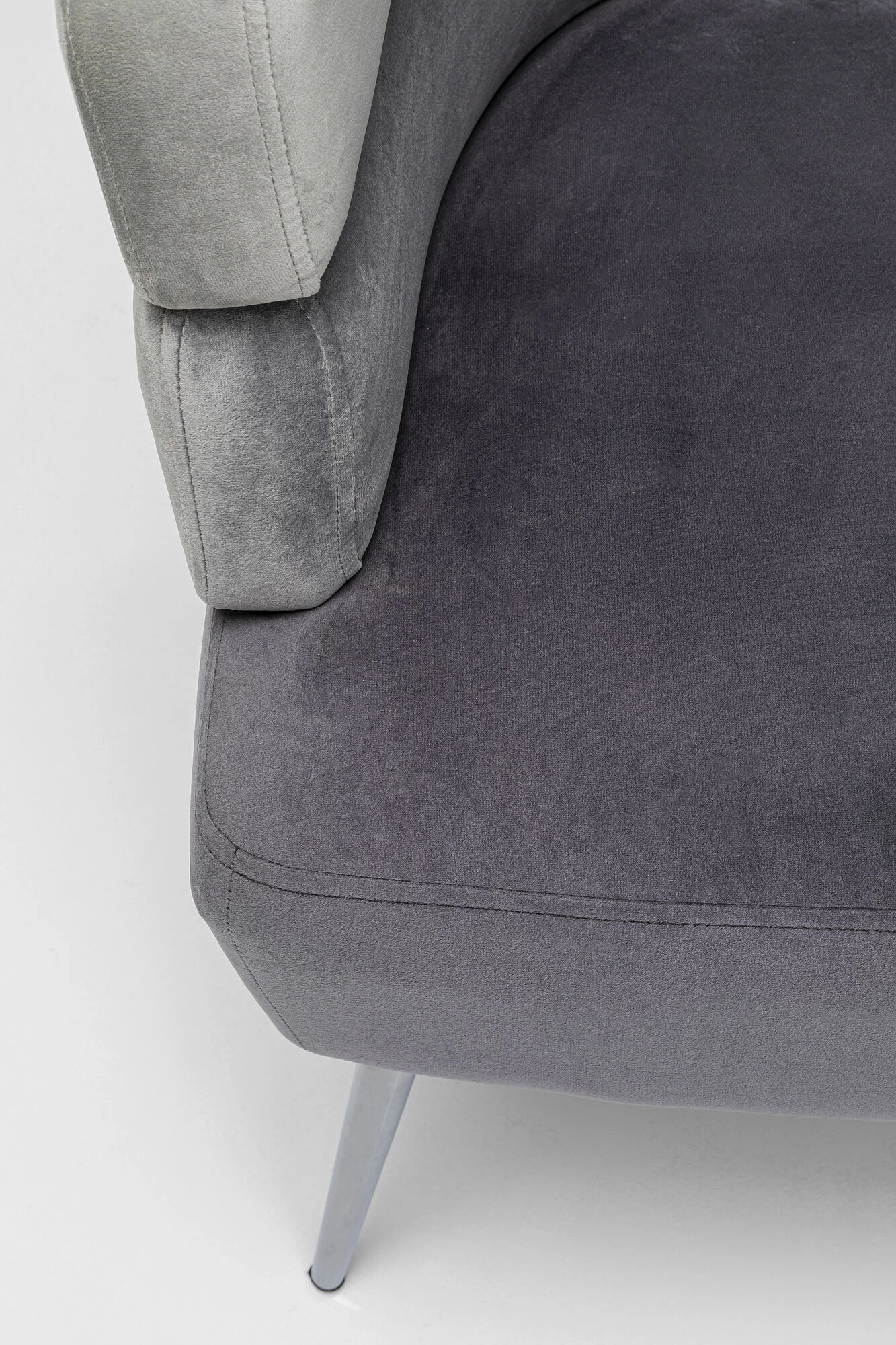 Sofa Sandwich 2-Sitzer Grau 14 Sofa Sandwich 2-Sitzer Grau – Bild 12