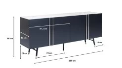 Sideboard Catania 180x86cm -Bestes Möbelkollektions Geschäft 4cbd579c54021a947ade3a22964aa403c0714d83