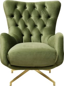 Drehsessel Bellissima Velvet Grün
