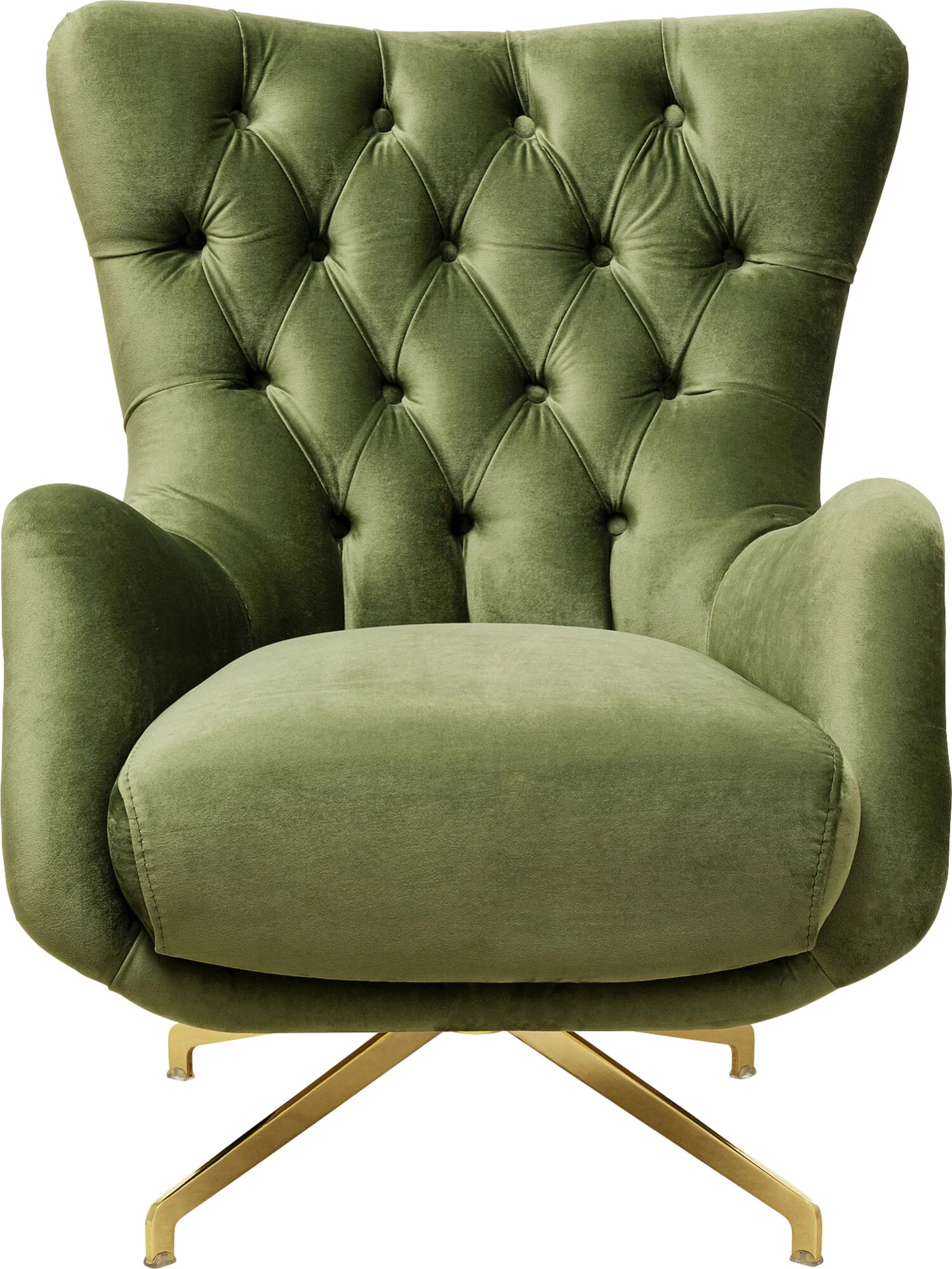 Drehsessel Bellissima Velvet Grün 3 Drehsessel Bellissima Velvet Grün