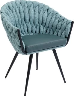 Armlehnstuhl Knot Petrol