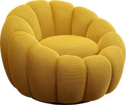 Drehsessel Peppo Bloom Gelb