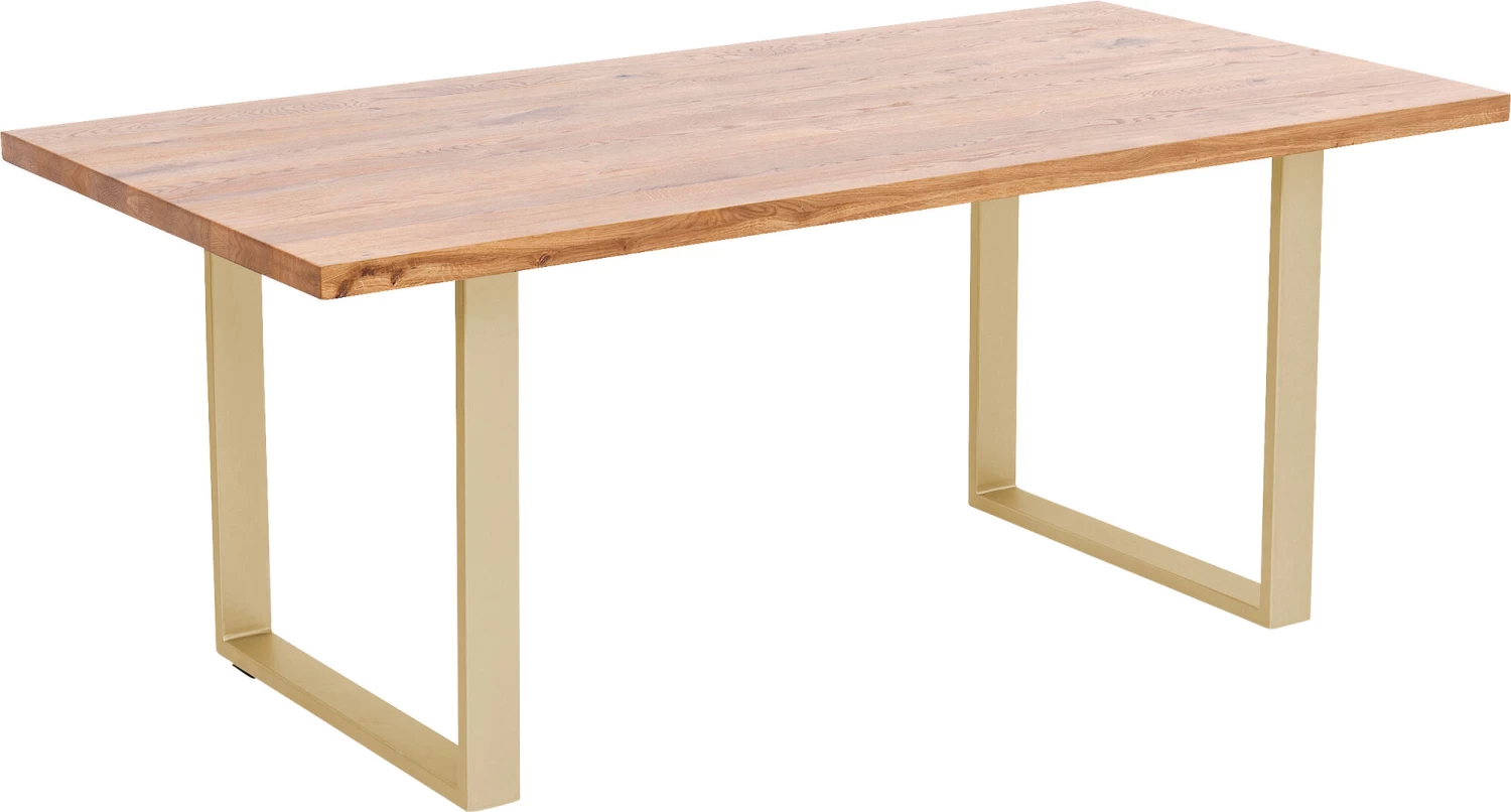Tisch Jackie Eiche Messing 160x80 3 Tisch Jackie Eiche Messing 160x80