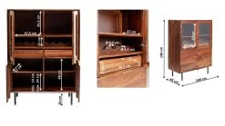 Vitrine Ravello 100 -Bestes Möbelkollektions Geschäft 52e9158cb1a27b3b41ac784560fda5aa280815f6