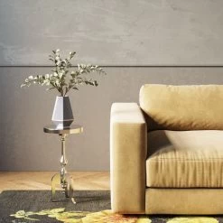 Beistelltisch Barocco Alu Ø27cm