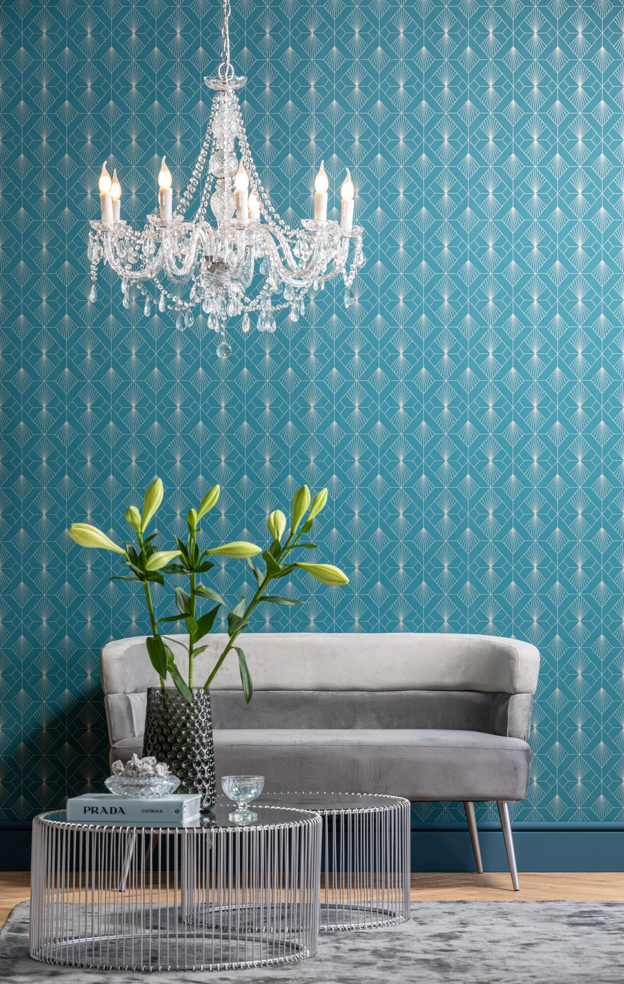 Sofa Sandwich 2-Sitzer Grau 4 Sofa Sandwich 2-Sitzer Grau – Bild 2