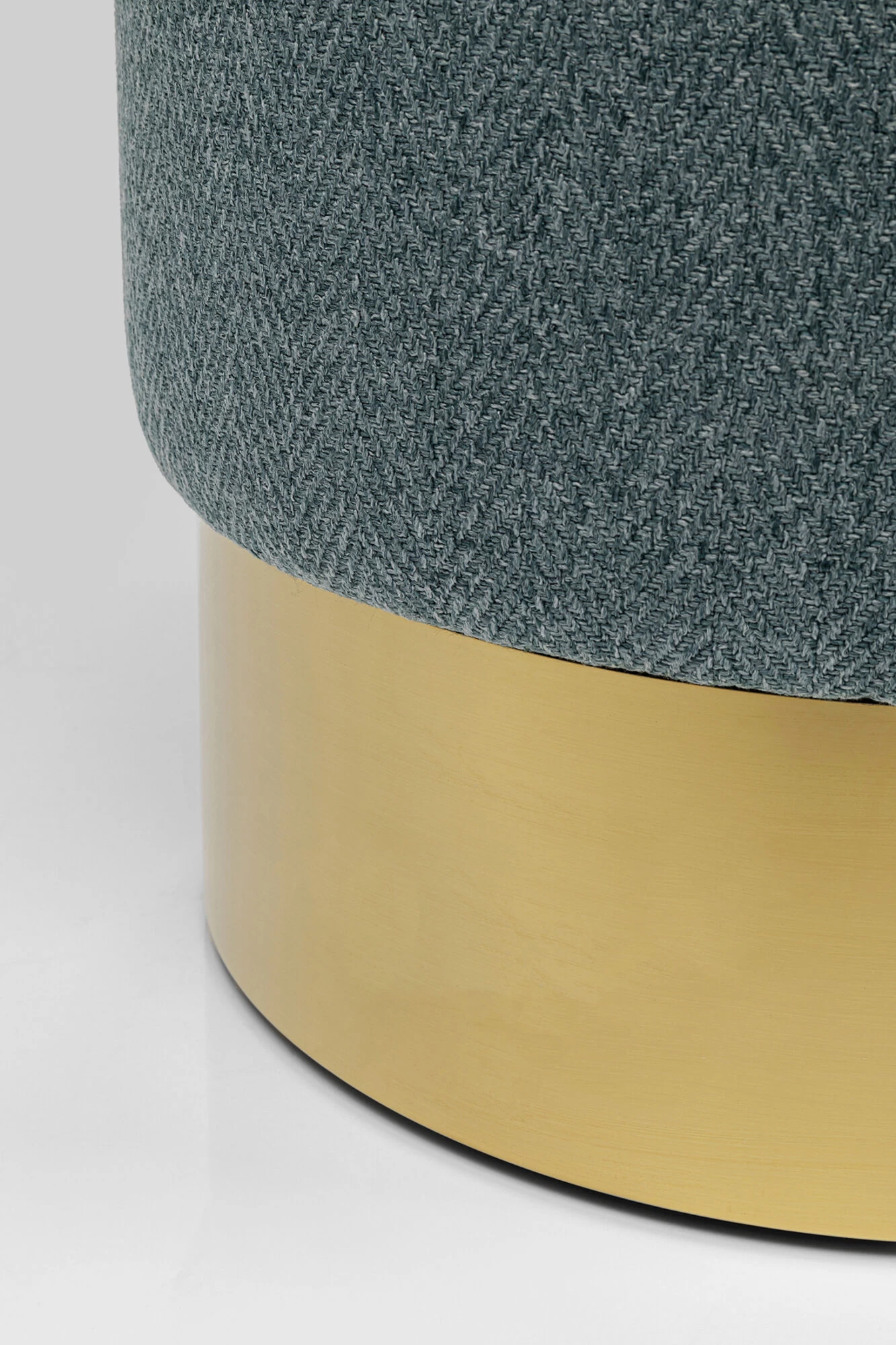 Hocker Cherry Lina Hellbau Brass Ø35cm 6 Hocker Cherry Lina Hellbau Brass Ø35cm – Bild 4