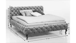 Bett Desire Velvet Rose 160x200cm 20 Bett Desire Velvet Rose 160x200cm -Bestes Möbelkollektions Geschäft 56b0f90daa636dbed0963a140e398f6f09e0edbe