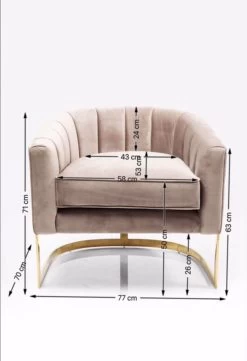 Sessel Pure Elegance Beige -Bestes Möbelkollektions Geschäft 5ad540c60b08d15d80713e49676a148528c58571