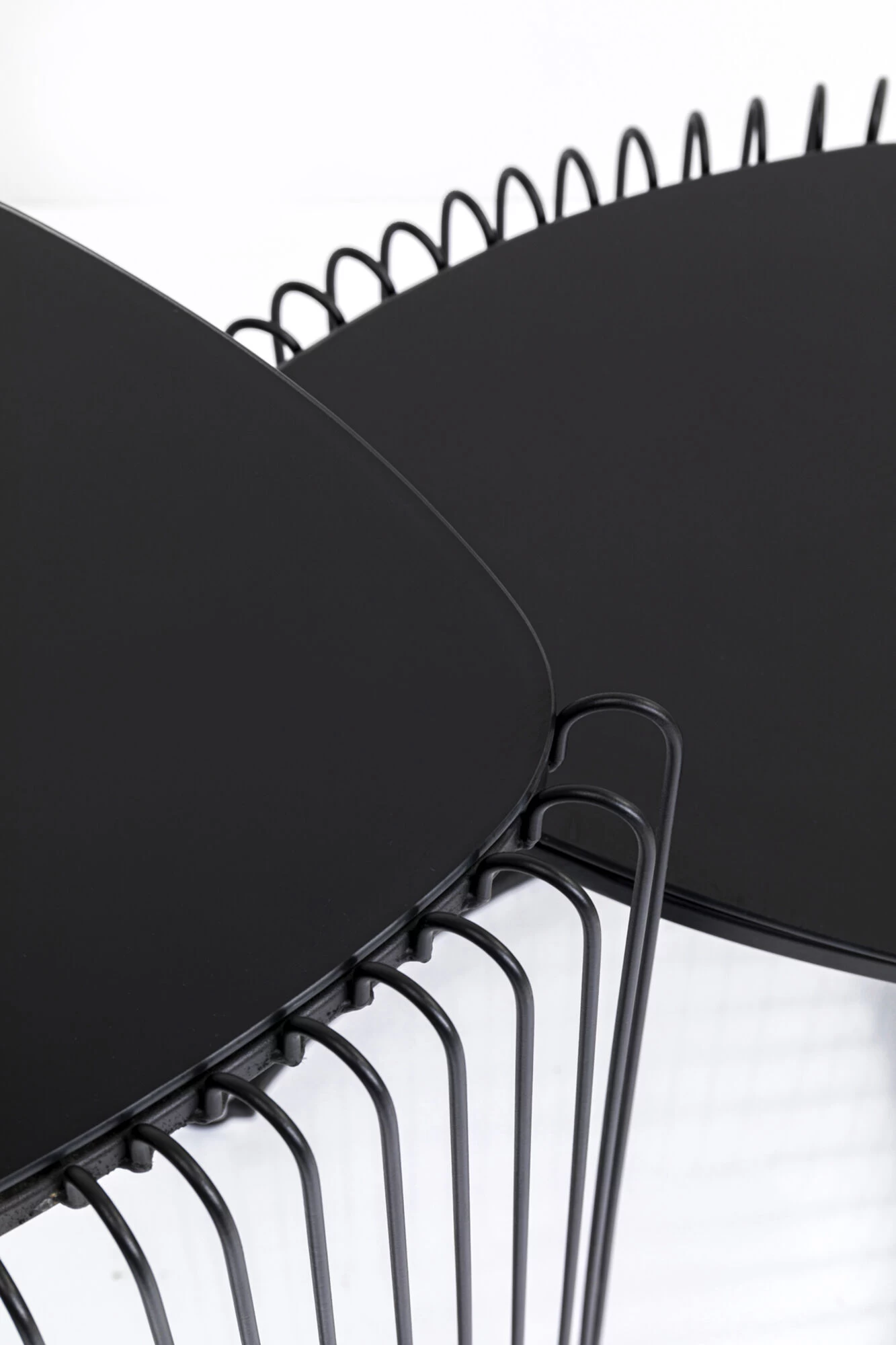 Beistelltisch Wire Triangle Schwarz (2/Set) 10 Beistelltisch Wire Triangle Schwarz (2/Set) – Bild 8