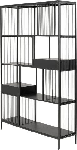 Regal Bologna Schwarz 125x200cm -Bestes Möbelkollektions Geschäft 5cc64001826d787d84488593c2a169f26f63a196