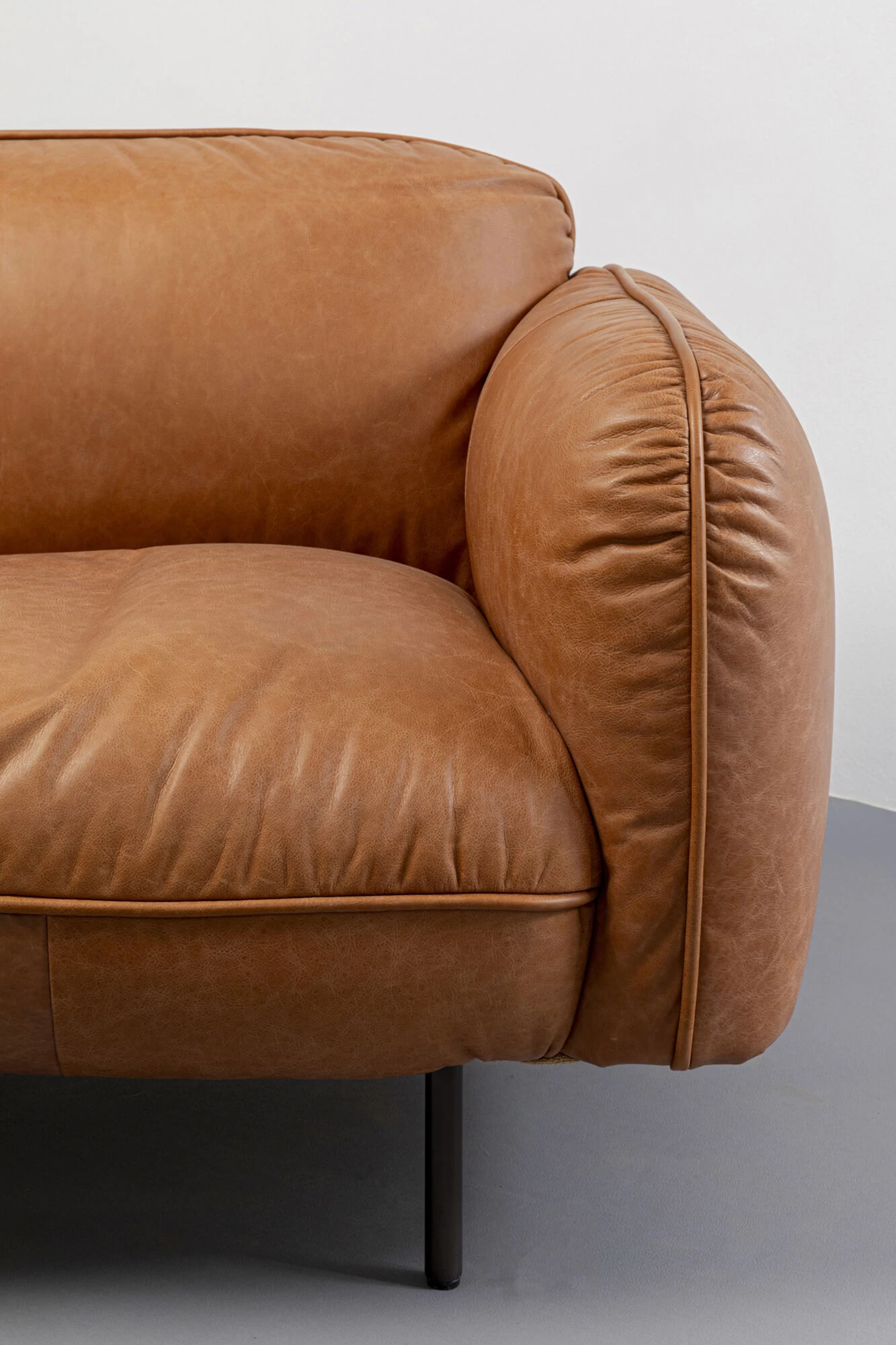 Sofa Calgary Smart Leder Hellbraun 228cm 9 Sofa Calgary Smart Leder Hellbraun 228cm – Bild 7