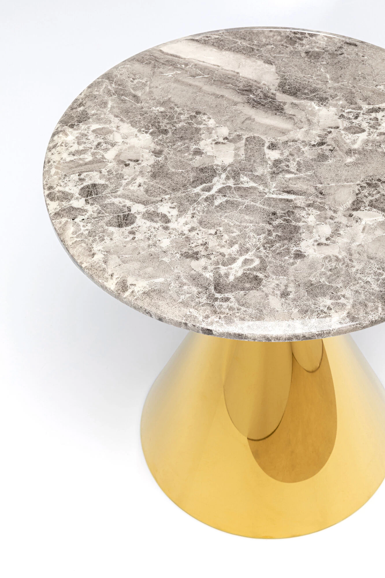 Beistelltisch Rita Gold Ø50cm 5 Beistelltisch Rita Gold Ø50cm – Bild 3