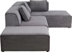 Ecksofa Infinity Ottomane Cord Grau Rechts -Bestes Möbelkollektions Geschäft 61ecb9ffb0590bf5c982bae74b359b83668e4397