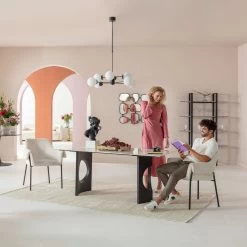 Armlehnstuhl Bess Creme