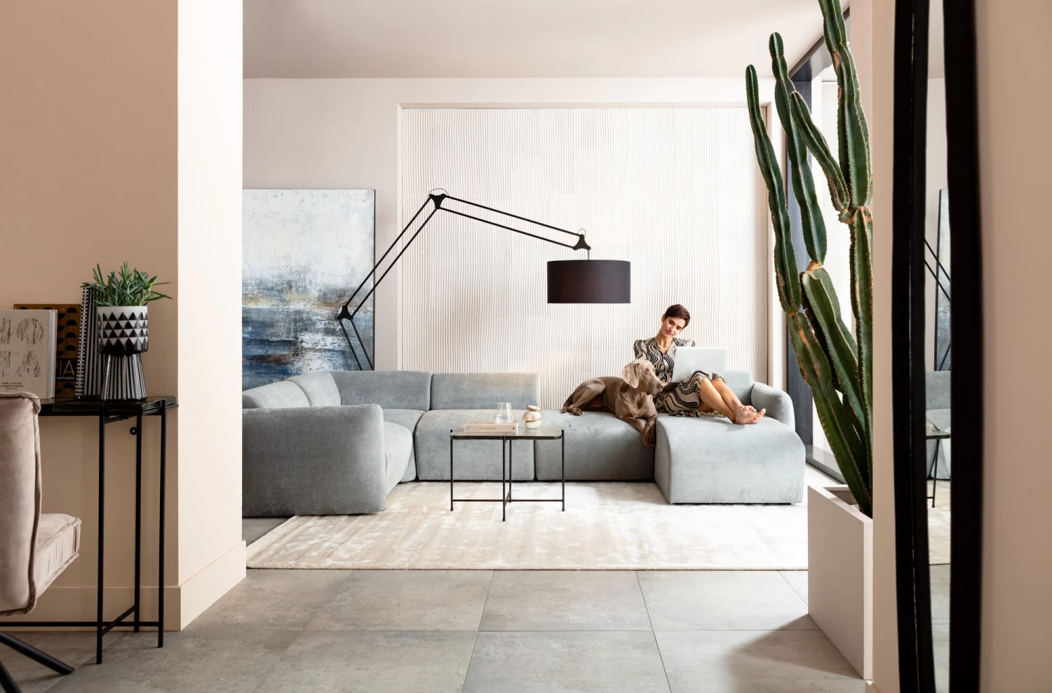 Wohnlandschaft 2 Lucca Grau Rechts 328cm 3 Wohnlandschaft 2 Lucca Grau Rechts 328cm