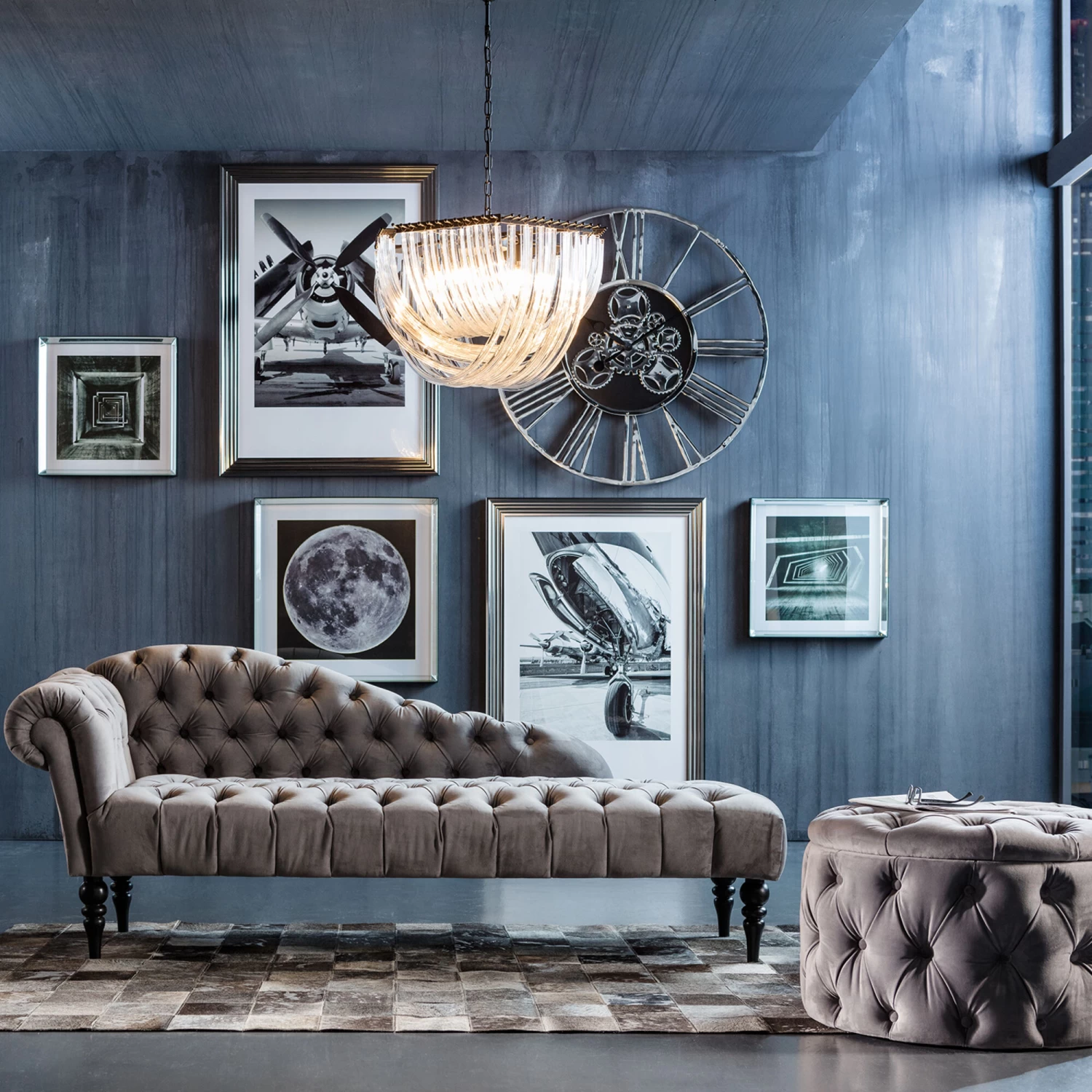 Sitztruhe Desire Rund Silbergrau 5 Sitztruhe Desire Rund Silbergrau – Bild 3