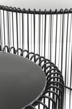 Beistelltisch Wire Schwarz Ø44cm (2/Set) -Bestes Möbelkollektions Geschäft 6793662b3f2f55ad31fc26a54b7add43774d67fb