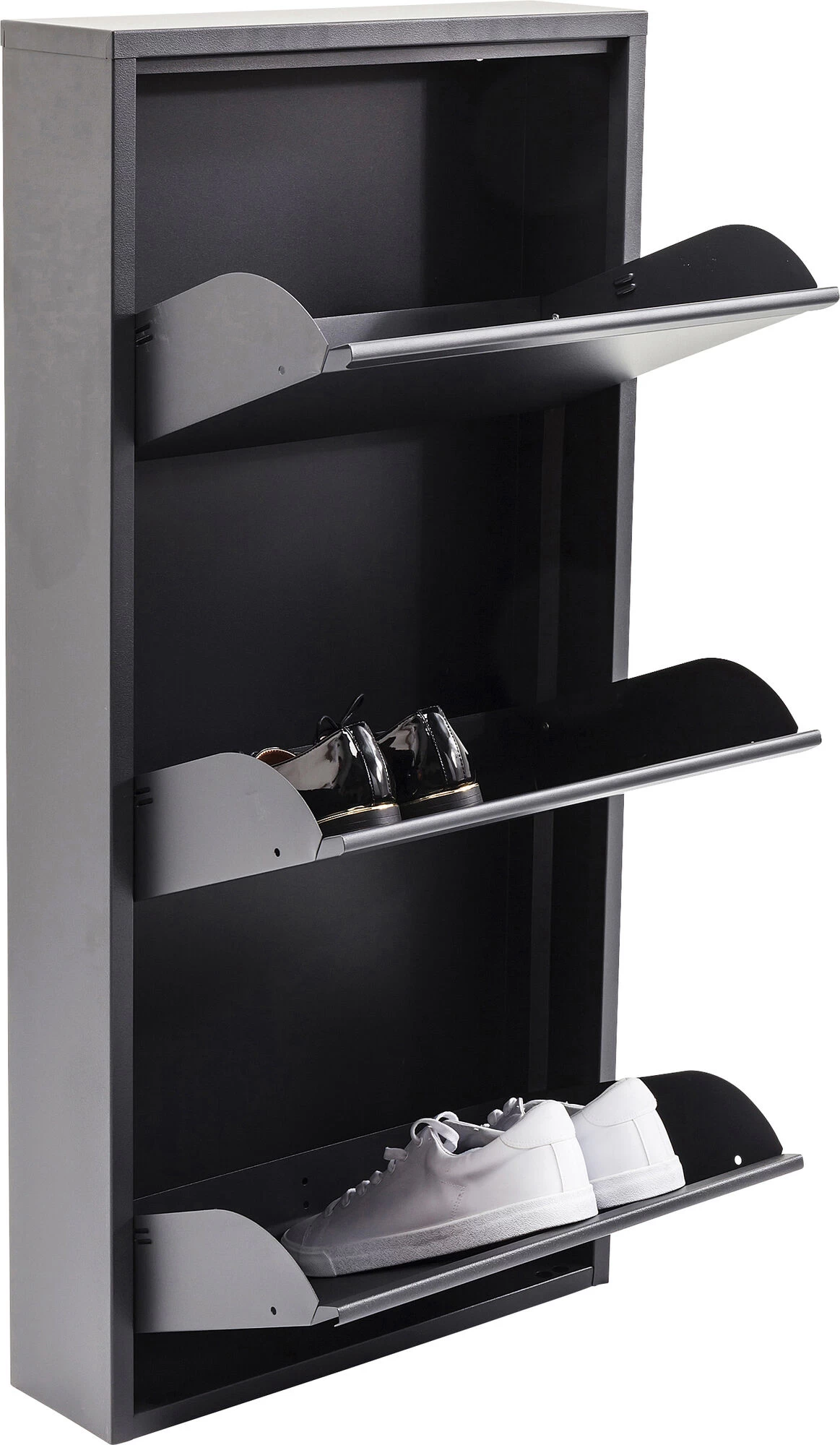 Schuhkipper Caruso 3-er Anthrazit 8 Schuhkipper Caruso 3-er Anthrazit – Bild 6