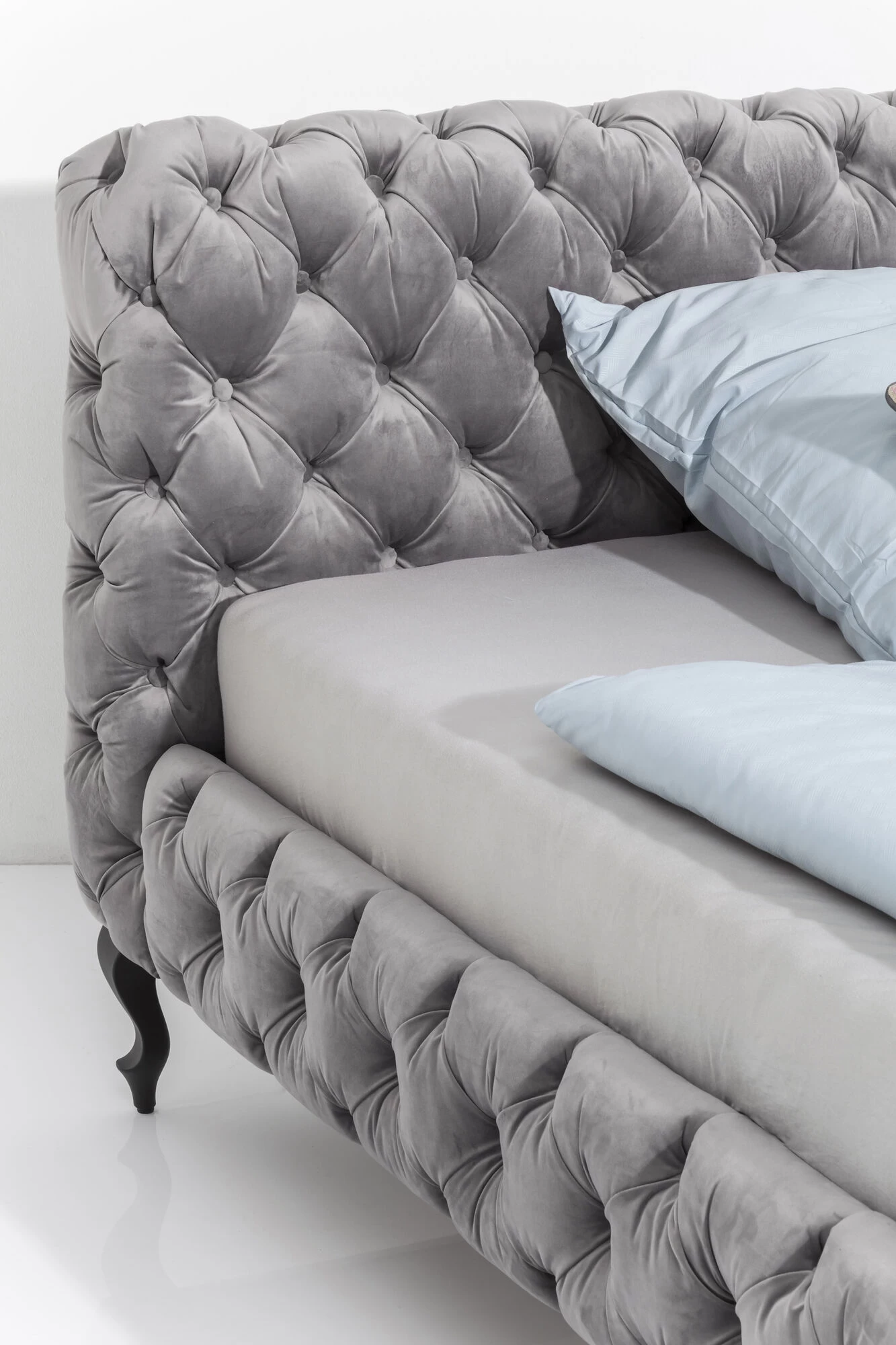 Bett Desire Velvet Silbergrau 180x200 Cm 17 Bett Desire Velvet Silbergrau 180x200 Cm – Bild 15