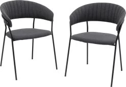 Armlehnstuhl Belle Anthrazit (2/Set) -Bestes Möbelkollektions Geschäft 69d81212760bb4f6691fa7f05d6bd6d42c809e2b