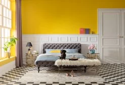 Bett Desire Velvet Silbergrau 160x200 Cm -Bestes Möbelkollektions Geschäft 6c1530e122635bcd204f854bbf335d821450b7cb