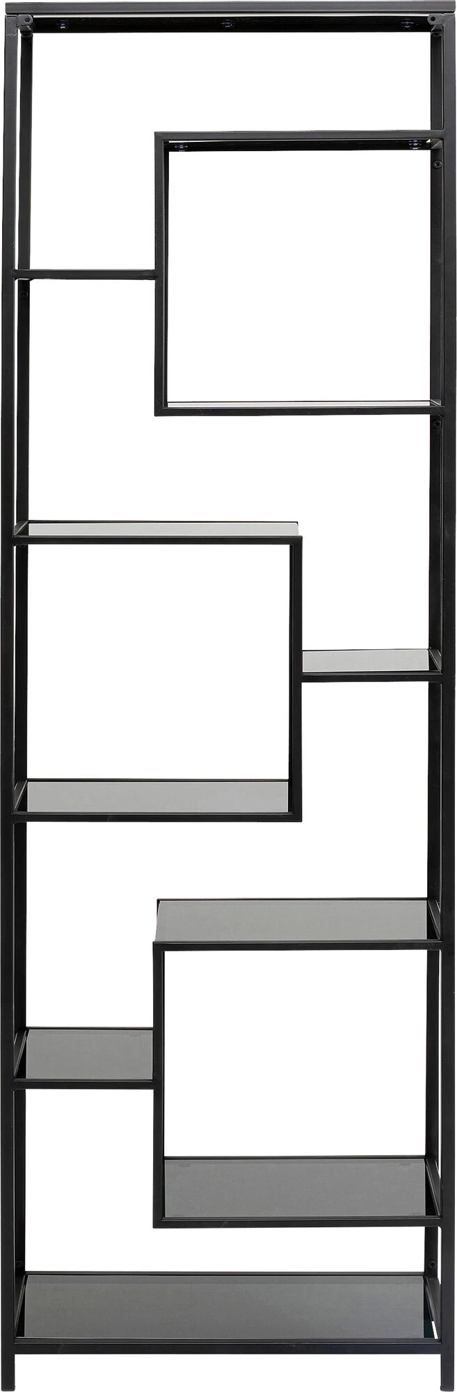 Regal Loft Schwarz 60x195cm 13 Regal Loft Schwarz 60x195cm – Bild 11
