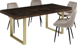 Tisch Conley Brass 180x90cm -Bestes Möbelkollektions Geschäft 6eff0894560b2b8ae1255a0ee696e7e56690a7cf