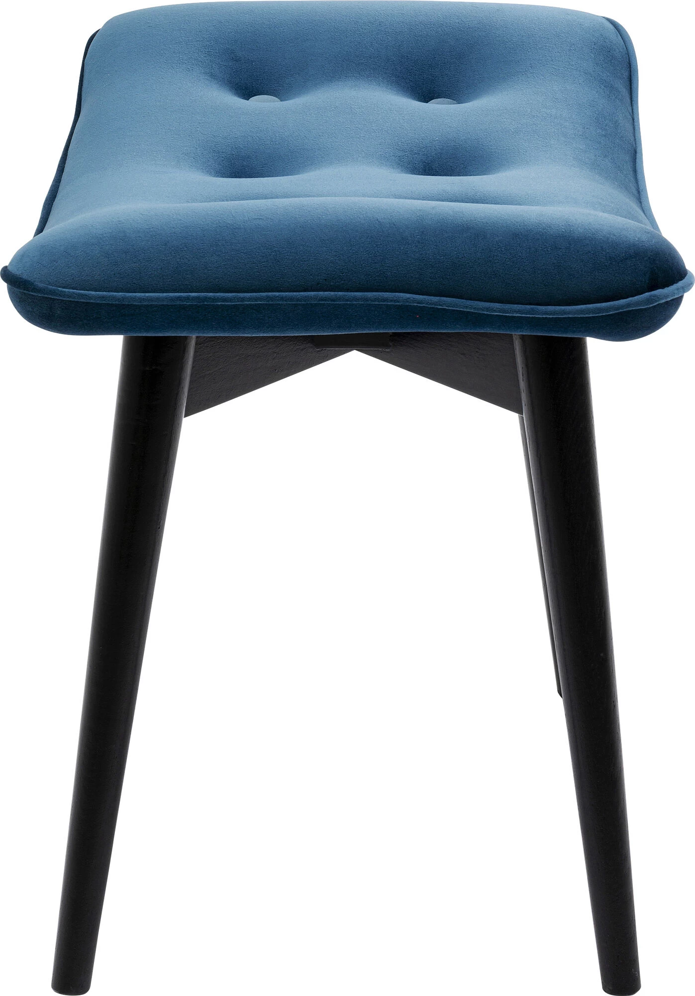 Hocker Black Vicky Velvet Petrol 59x37cm 6 Hocker Black Vicky Velvet Petrol 59x37cm – Bild 4