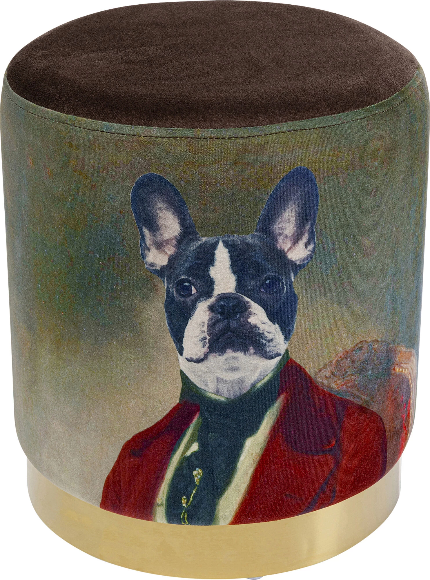 Hocker Cherry Mr. Dog Brass Ø32cm 10 Hocker Cherry Mr. Dog Brass Ø32cm – Bild 8