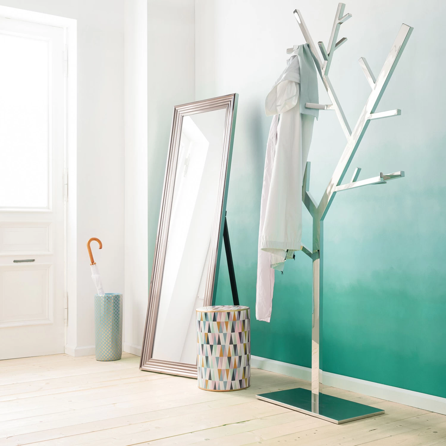 Garderobenständer Technical Tree Chrom 3 Garderobenständer Technical Tree Chrom