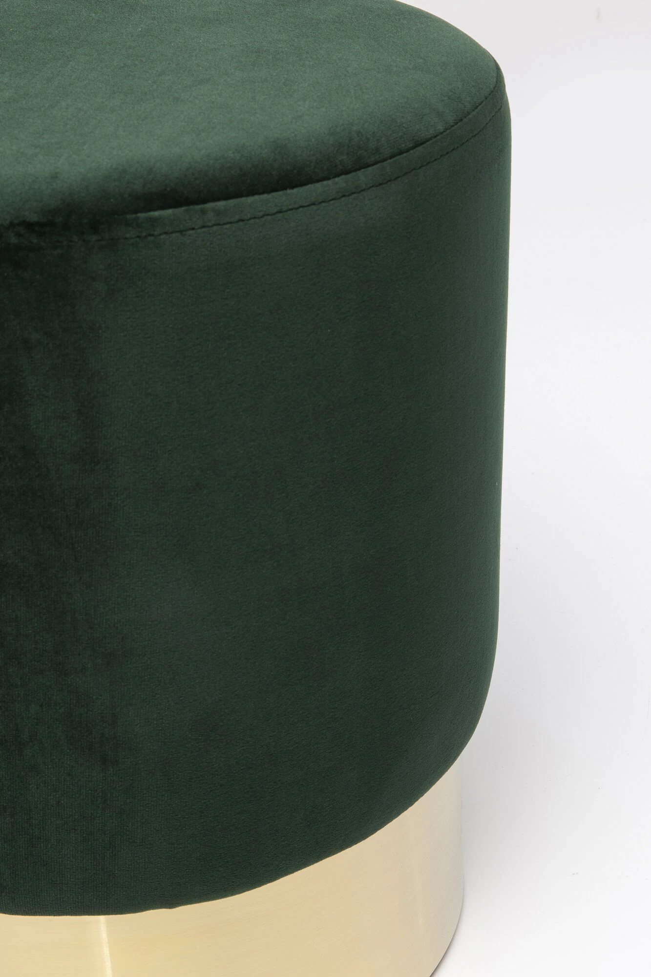 Hocker Cherry Dunkelgrün Brass Ø35cm 9 Hocker Cherry Dunkelgrün Brass Ø35cm – Bild 8