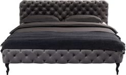Bett Desire Velvet Silbergrau 160x200 Cm -Bestes Möbelkollektions Geschäft 73023da04730ad508c5c9e9133fcd1973d95730f