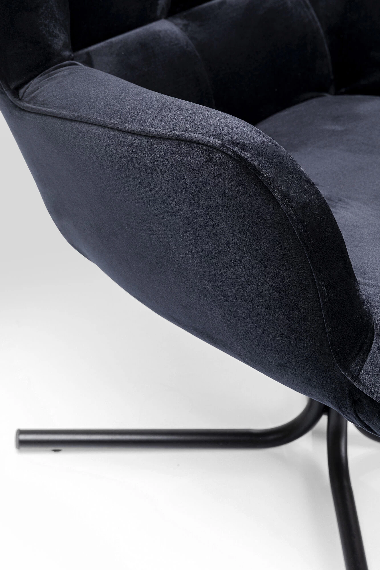 Drehsessel Oscar Velvet Schwarz 11 Drehsessel Oscar Velvet Schwarz – Bild 9