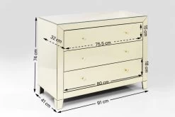 Kommode Luxury Pearl 3 Schübe -Bestes Möbelkollektions Geschäft 794d591b1cc0fdbbaf4499aced4e245b05c8925e