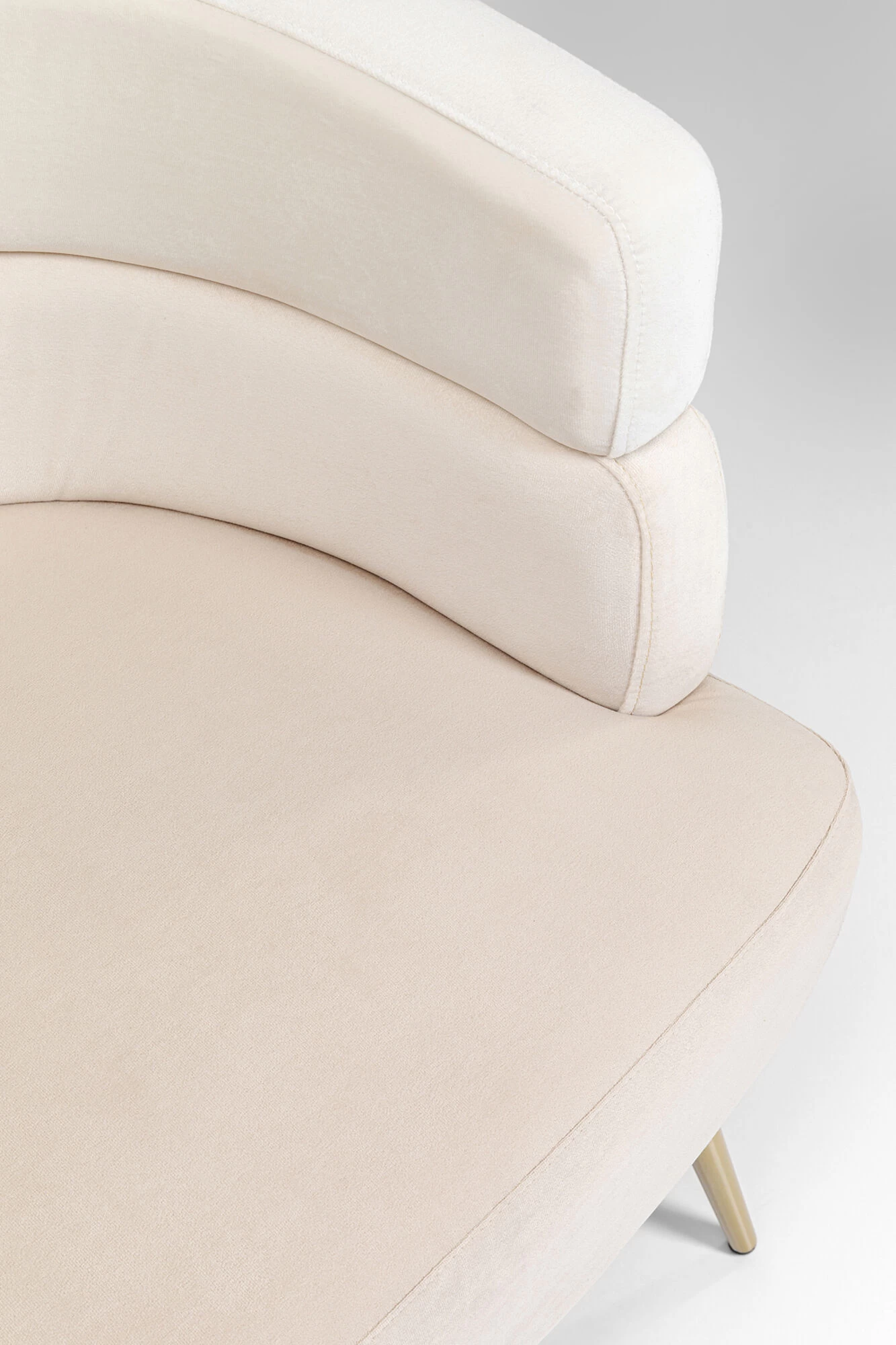 Sofa Sandwich 2-Sitzer Creme 125cm 9 Sofa Sandwich 2-Sitzer Creme 125cm – Bild 7