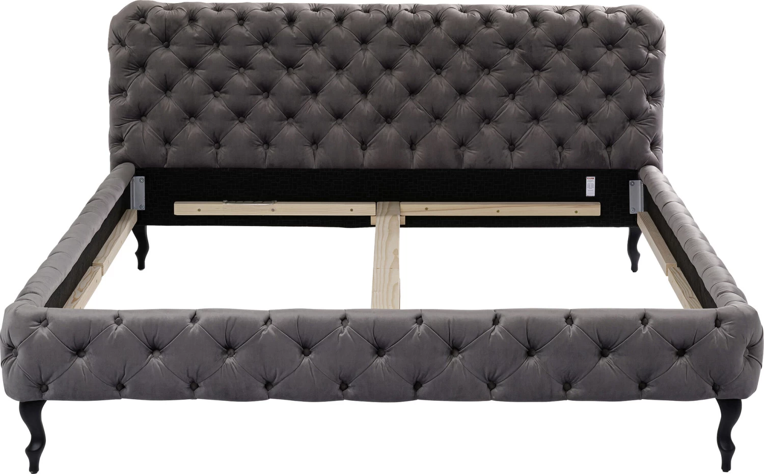 Bett Desire Velvet Silbergrau 180x200 Cm 12 Bett Desire Velvet Silbergrau 180x200 Cm – Bild 10