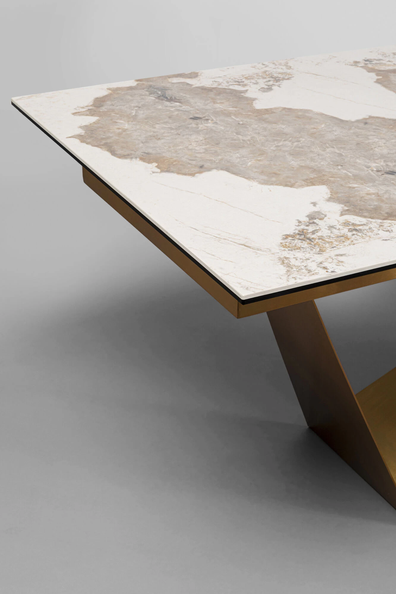 Ausziehtisch Connesso Brass 200(+60)x100cm 12 Ausziehtisch Connesso Brass 200(+60)x100cm – Bild 10