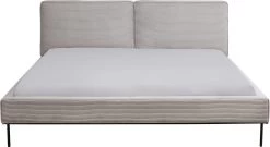 Bett East Side Cord Grau 160x200cm -Bestes Möbelkollektions Geschäft 7bd827fa525a37b6621fd132c426d265cf66c418